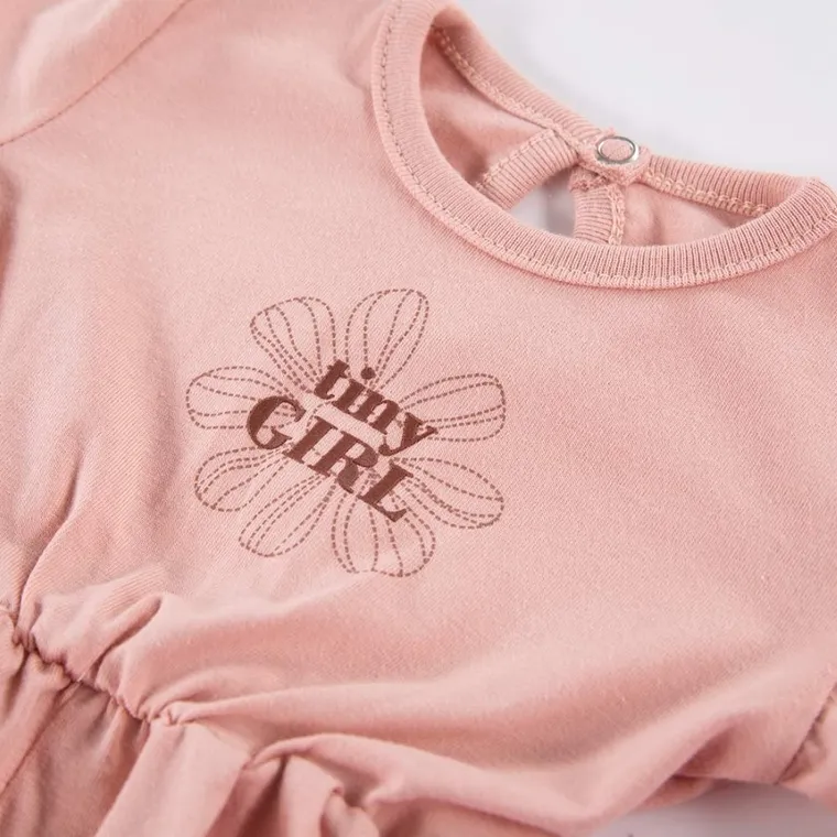 Rampers dziewczęcy, różowy, Eevi