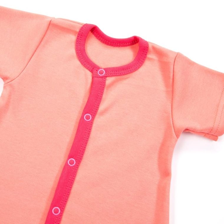 Rampers dziewczęcy, różowy, Eevi