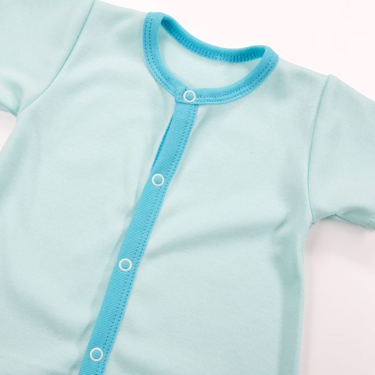 Rampers dziewczęcy, turkusowy, Eevi