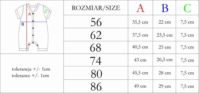 Rampers niemowlęcy, biało-czarny, Nicol