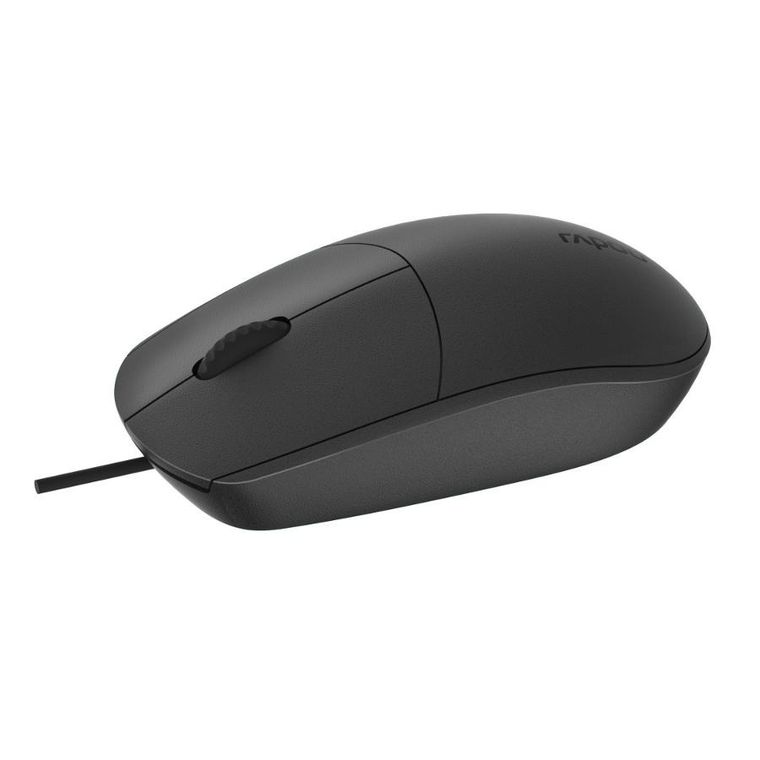 Rapoo, mysz optyczna, n100, czarna