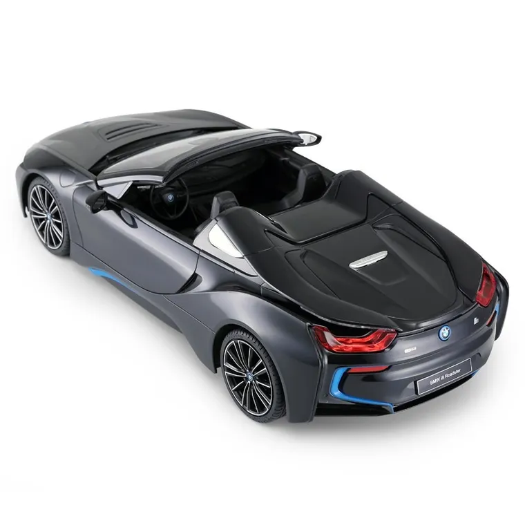 Rastar, BMW I8 Roadster, pojazd zdalnie sterowany, czarny, 1:12