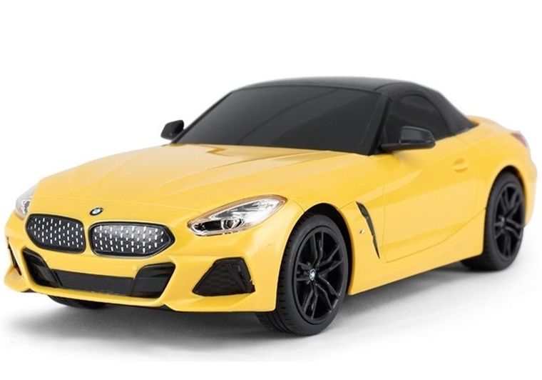 Rastar, BMW Z4 Roadster, pojazd zdalnie sterowany, żółty, 1:18