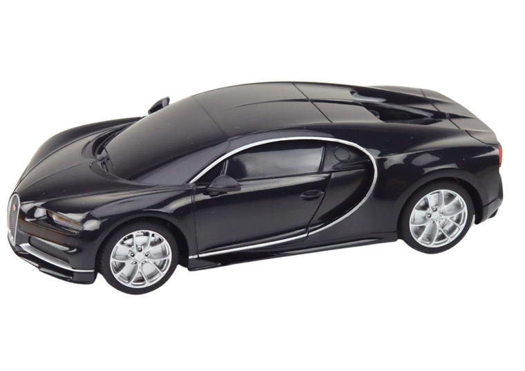 Rastar, Bugatti Veyron Chiron, pojazd zdalnie sterowany, czarny, 1:24