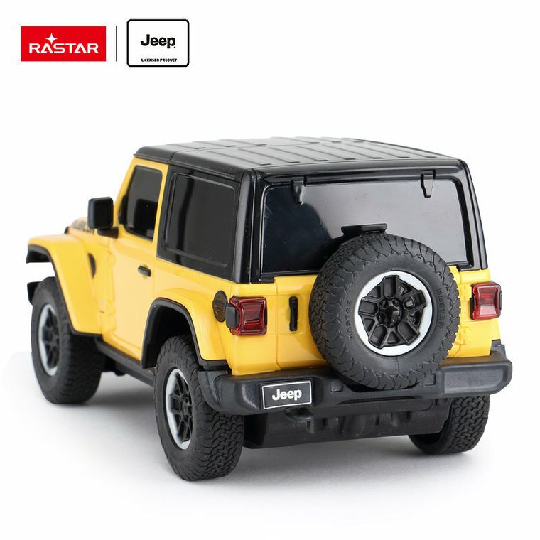 Rastar, Jeep Wrangler Rubicon, pojazd zdalnie sterowany, 1:24