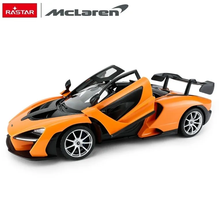 Rastar, McLaren Senna, pojazd zdalnie sterowany, pomarańczowy, 1:14