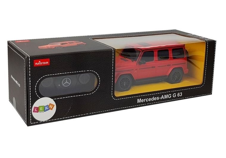 Rastar, Mercedes AMG G63, pojazd zdalnie sterowany, czerwony, 1:24