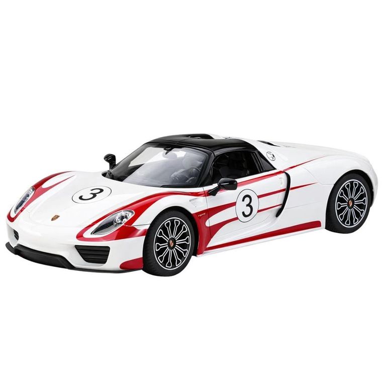 Rastar, Porsche 918 Spyder Performance, pojazd zdalnie sterowany, biały, 1:14
