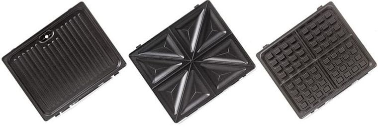 Ravanson, opiekacz 3w1, Op-7050, 1200w, czarny