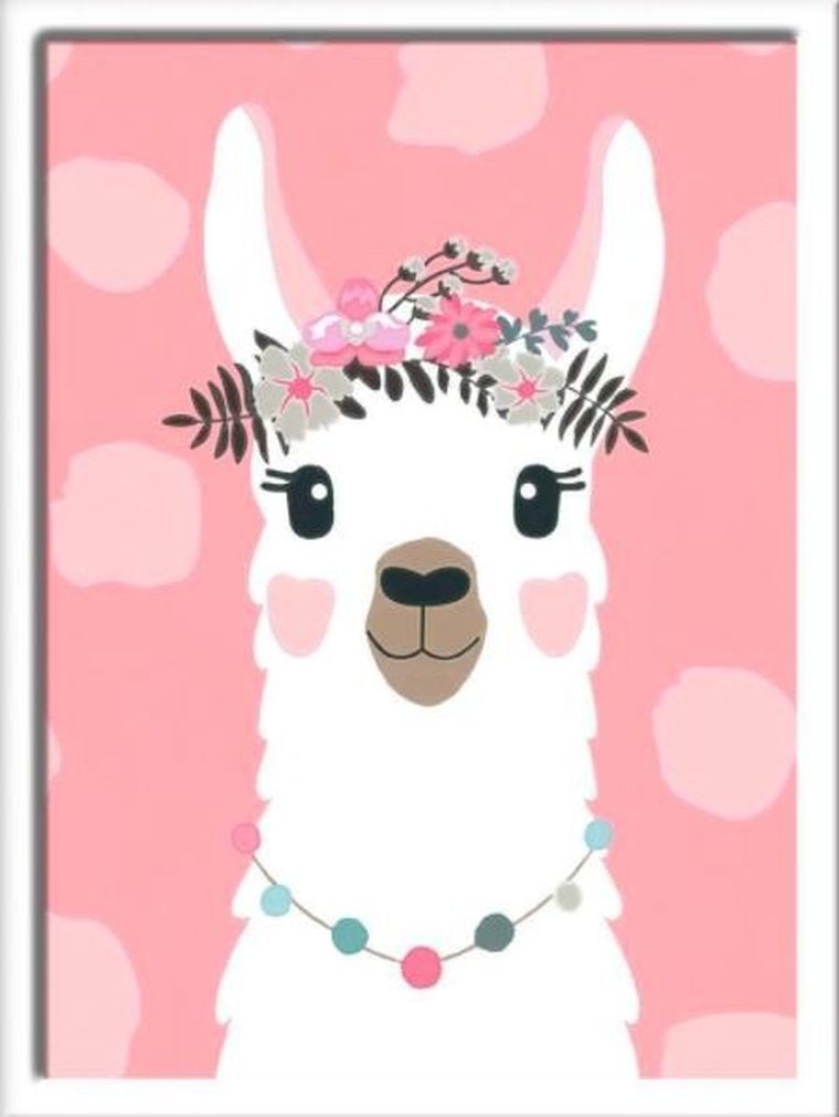 Ravensburger, CreArt, malowanie po numerach, Lama