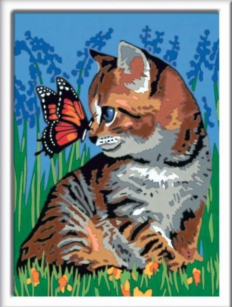 Ravensburger, CreArt, malowanie po numerach, Najlepsi Przyjaciele