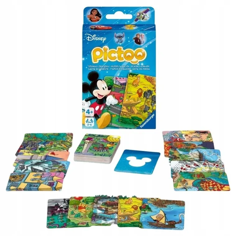 Ravensburger, Disney, Pictoo, gra karciana