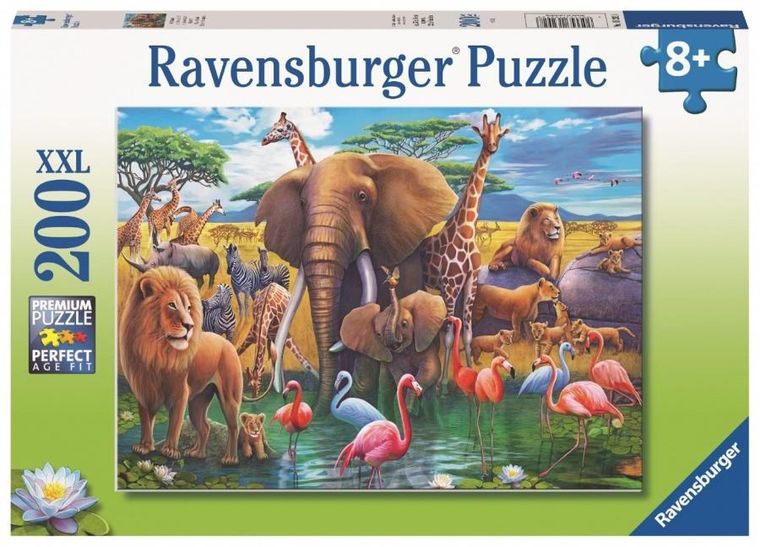Ravensburger, Dzikie zwierzęta, puzzle, 200 elementów