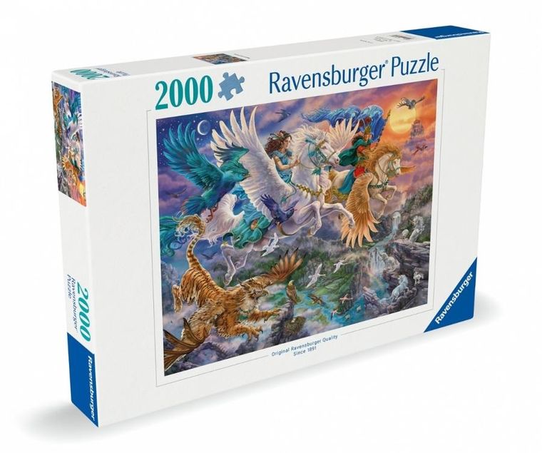 Ravensburger, Fantazja Pegaz, puzzle, 2000 elementów