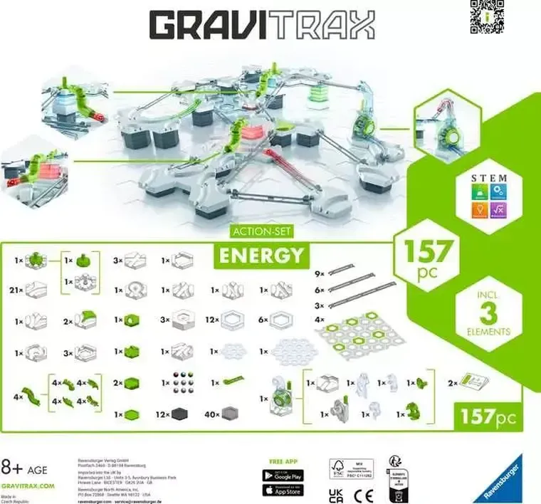 Ravensburger, GraviTrax, Energy, zestaw startowy
