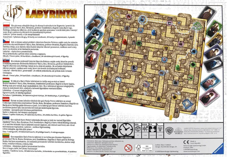 Ravensburger, Harry Potter, Labyrinth, gra familijna