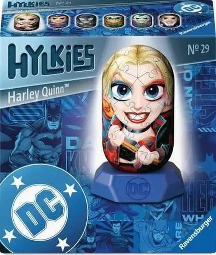 Ravensburger, Hylkies, DC Harley Quinn, puzzle 3D, 56 elementów