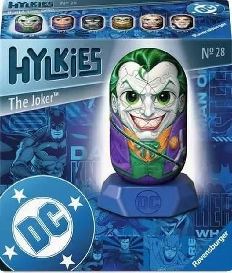 Ravensburger, Hylkies, DC Joker, puzzle 3D, 56 elementów