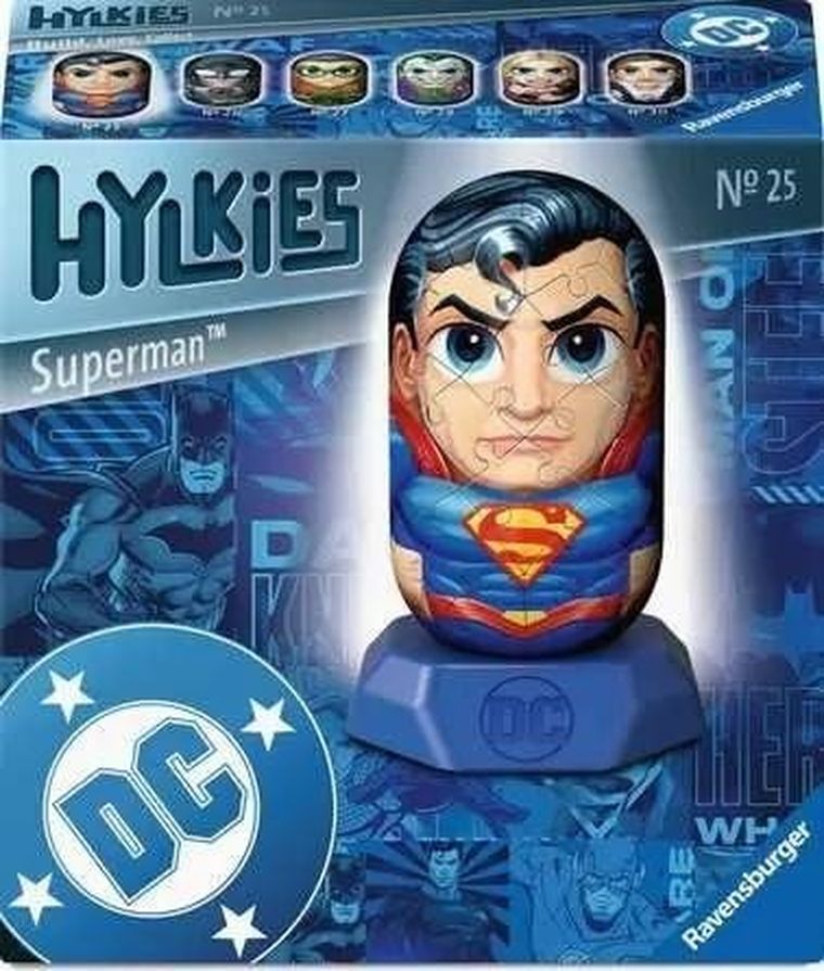 Ravensburger, Hylkies, DC Superman, puzzle 3D, 56 elementów