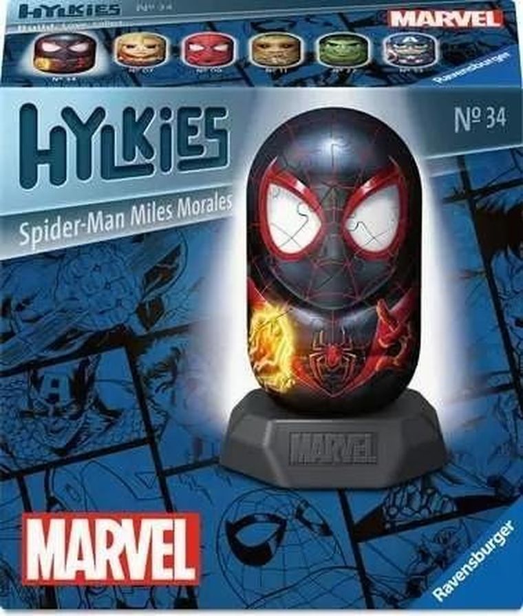 Ravensburger, Hylkies, Miles Morales, puzzle 3D, 56 elementów