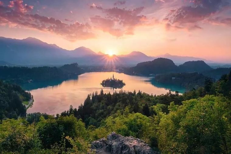 Ravensburger, Jezioro Bled Słowenia, puzzle, 3000 elementów