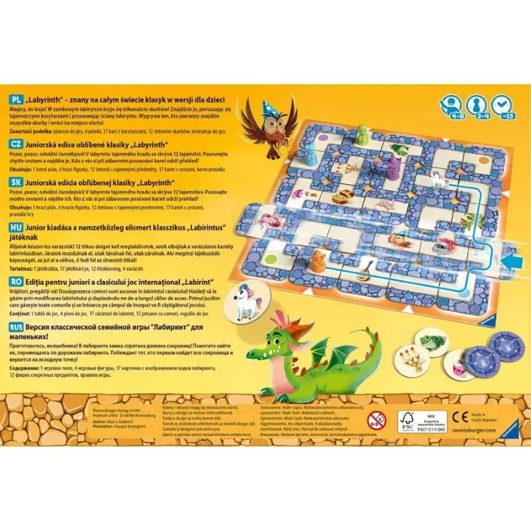 Ravensburger, Labyrinth Junior, gra familijna