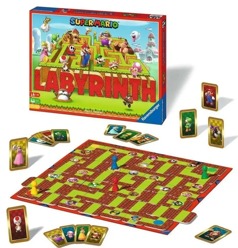 Ravensburger, Labyrinth Super Mario, gra familijna