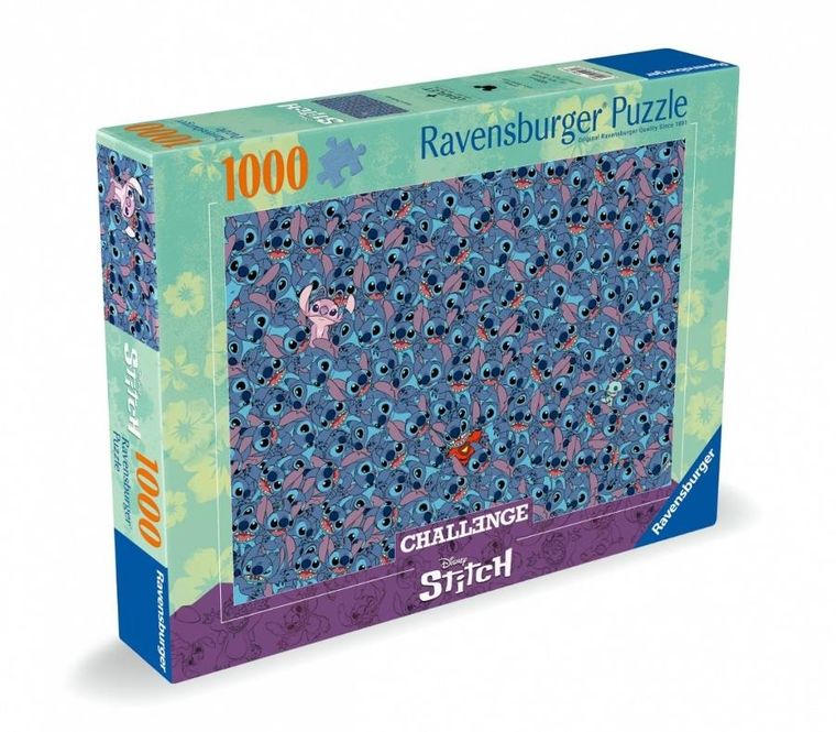 Ravensburger, Lilo i Stitch, Challenge, puzzle, 1000 elementów