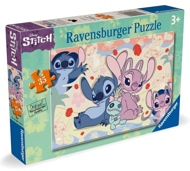 Ravensburger, Lilo i Stitch, puzzle, 35 elementów