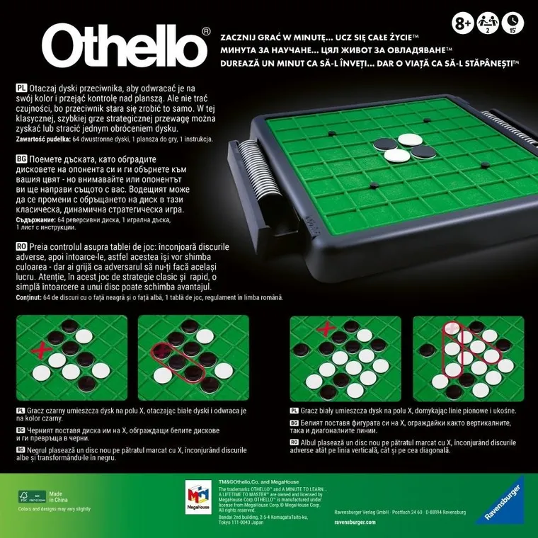 Ravensburger, Othello Classic, gra logiczna