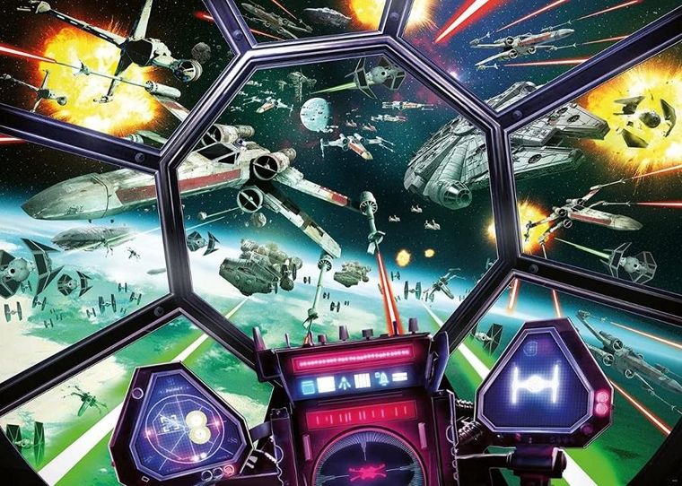 Ravensburger, Star Wars: TIE Fighter Cockpit, puzzle, 1000 elementów