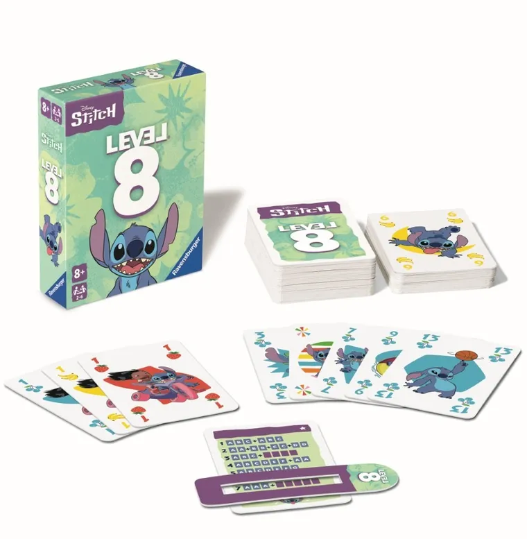Ravensburger, Stitch, Level 8, gra karciana