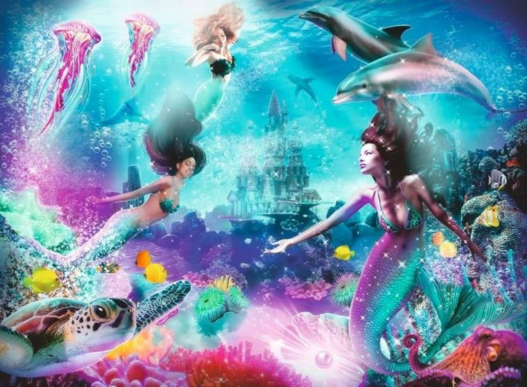 Ravensburger, Syreny, puzzle, 300 elementów