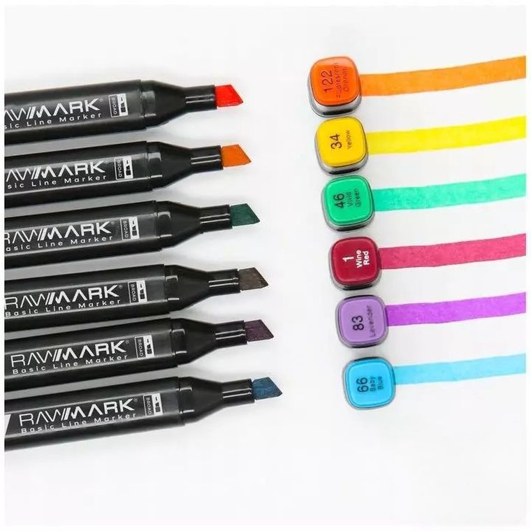 Rawmark, Basic Line, markery, 262 szt.