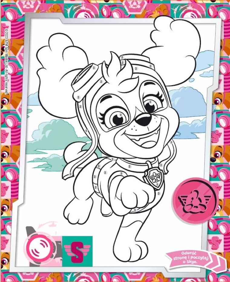 Razem weselej. Psi Patrol. Ulubione kolorowanki