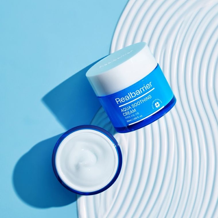 Real Barrier, Aqua, nawilżająco-kojący krem do skóry wrażliwej, 50 ml