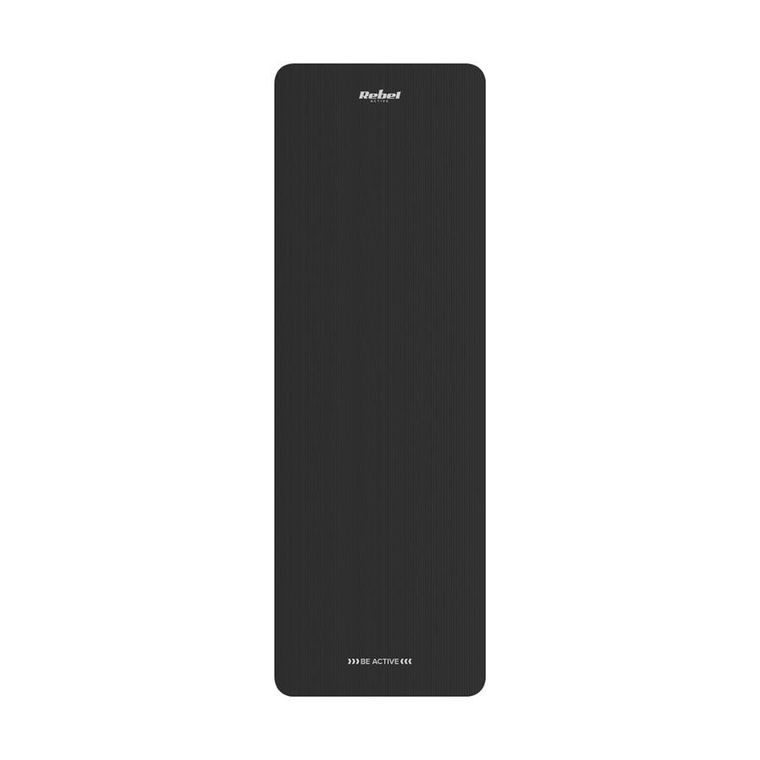 Rebel Active, mata gimnastyczna do ćwiczeń, czarna, 61-183 mm, RBA-3151-BK