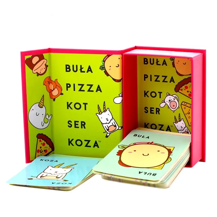 Rebel, Buła, Pizza, Kot, Ser, Koza, gra towarzyska