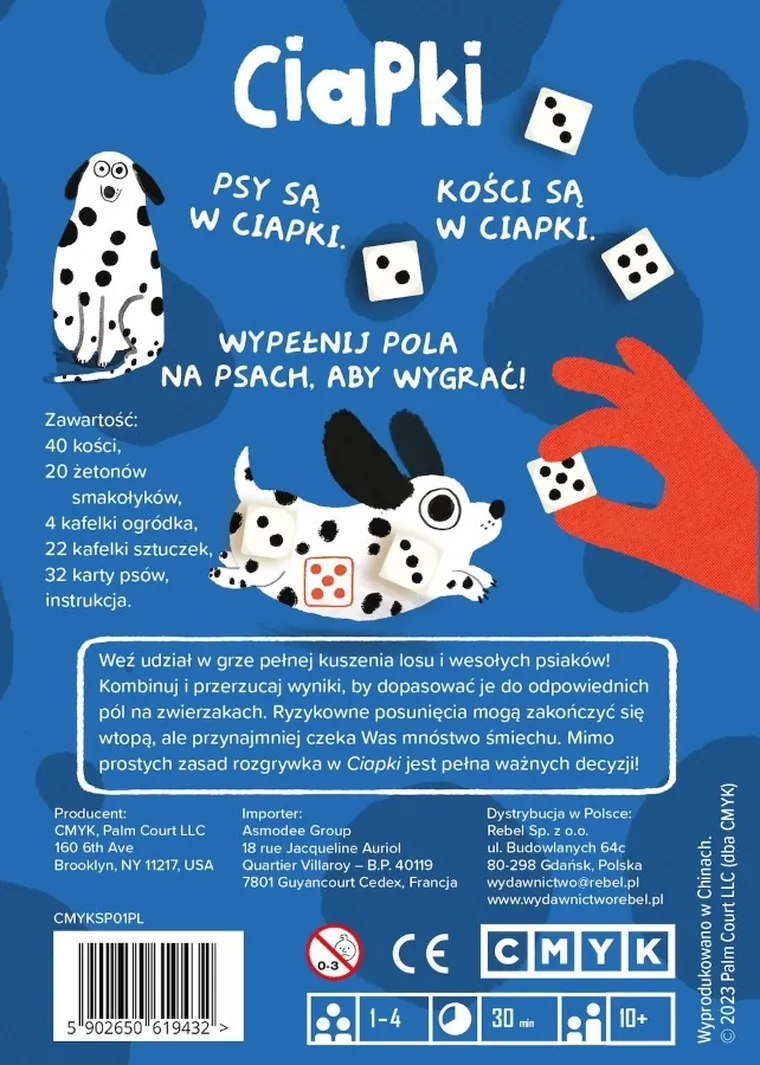 Rebel, Ciapki, gra familijna