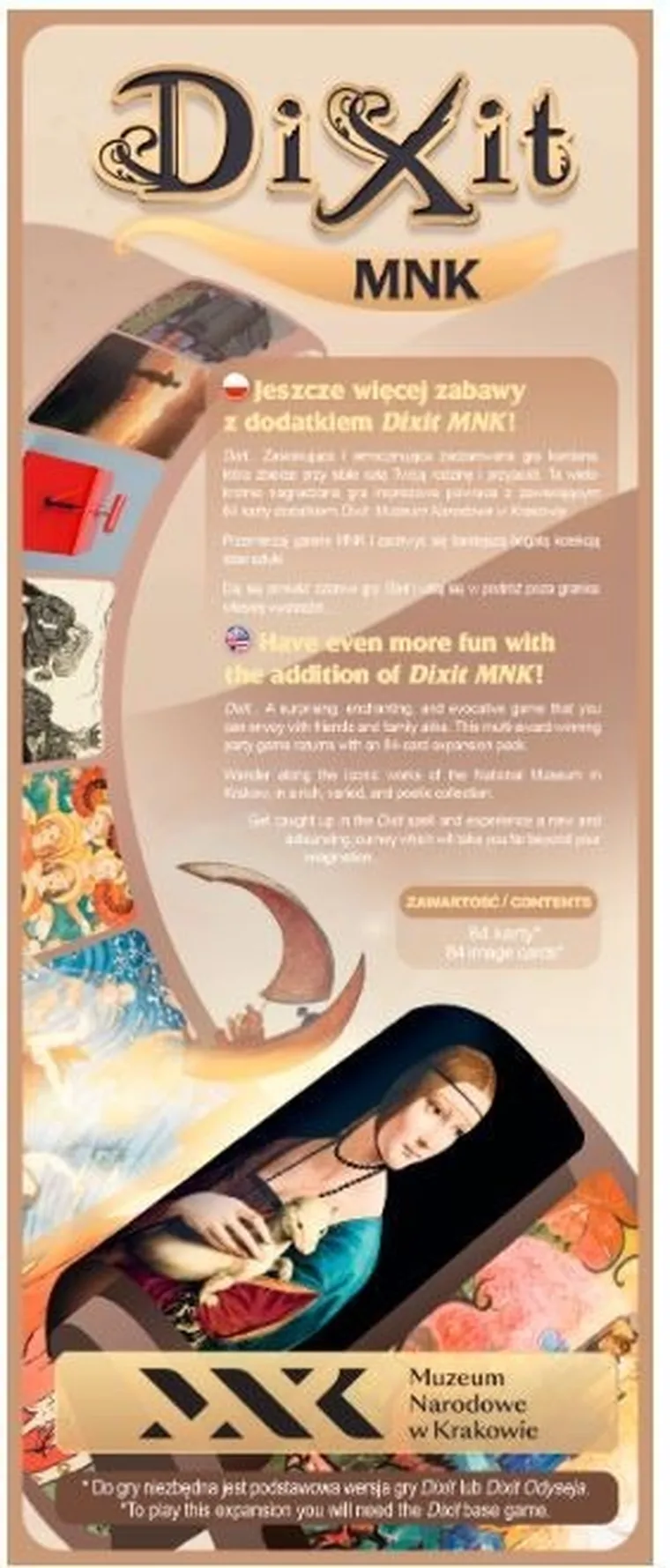 Rebel, Dixit: Muzeum Narodowe w Krakowie, dodatek, gra towarzyska