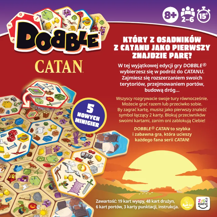 Rebel, Dobble, Catan, gra familijna