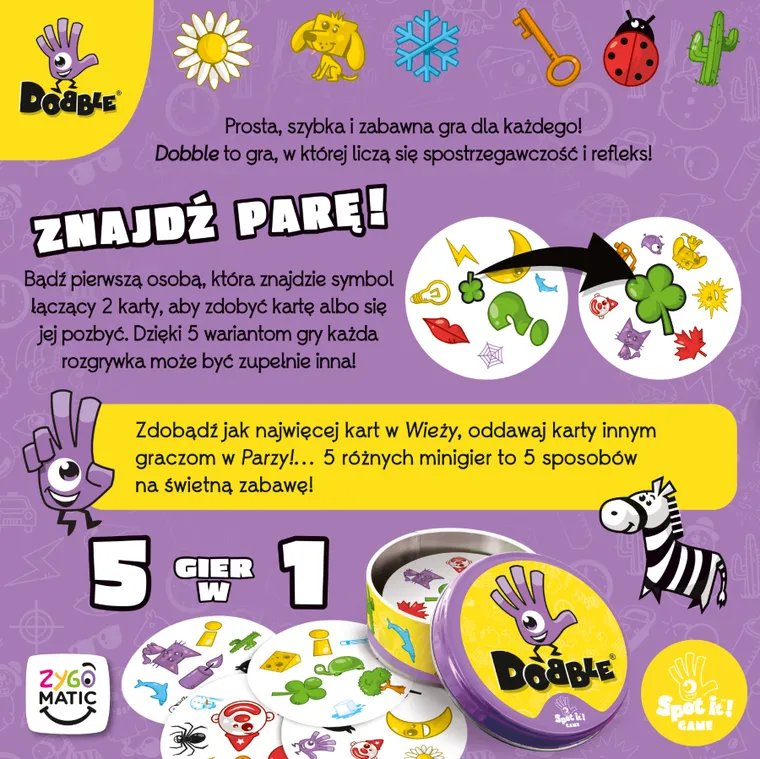 Rebel, Dobble, gra familijna