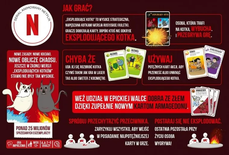 Rebel, Eksplodujące Kotki: Dobro kontra zło, gra towarzyska