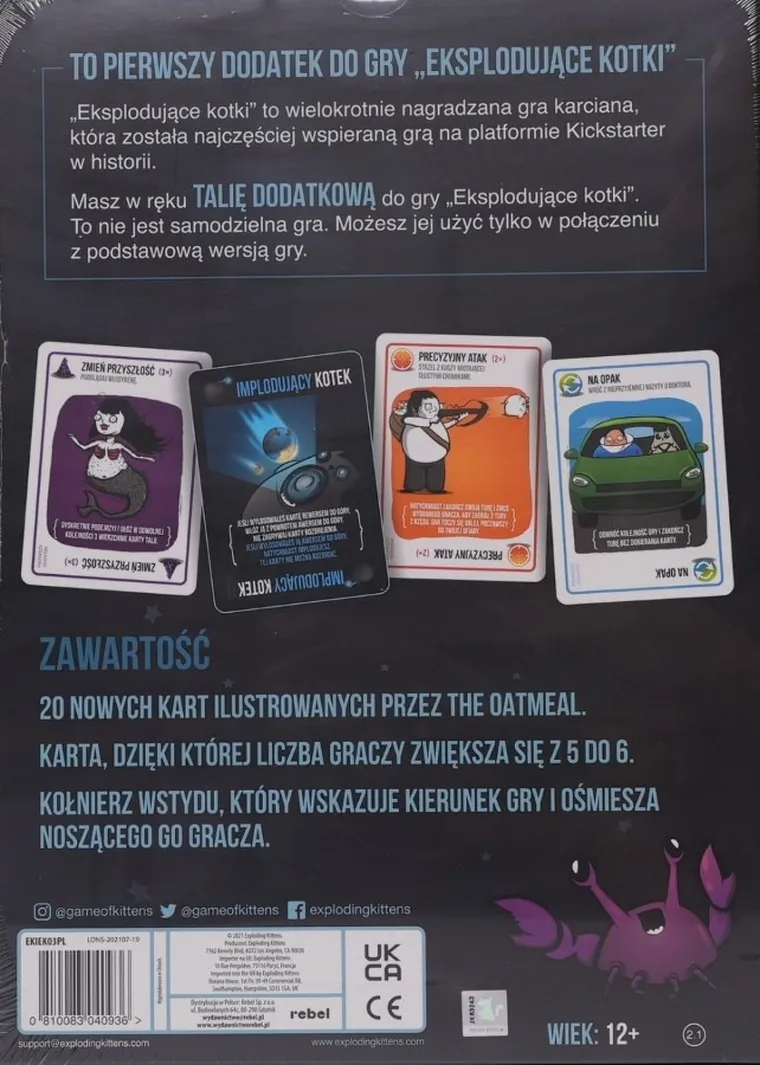 Rebel, Eksplodujące Kotki: Implodujące Kotki, dodatek do gry
