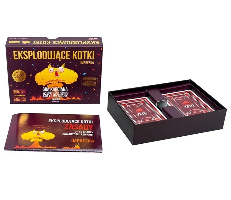 Rebel, Eksplodujące Kotki: Imprezka, cicha wersja, gra towarzyska