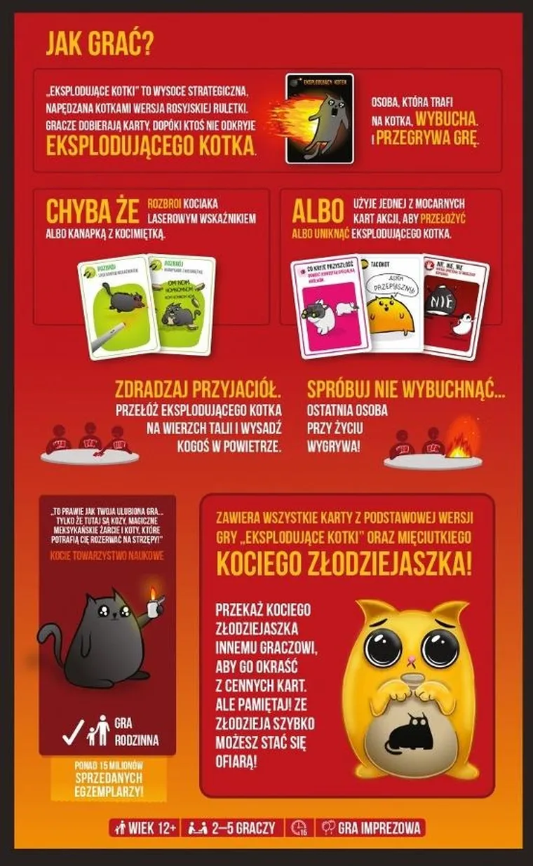 Rebel, Eksplodujące Kotki: Koci złodziejaszek, gra towarzyska