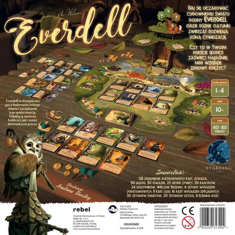 Rebel, Everdell, gra strategiczna