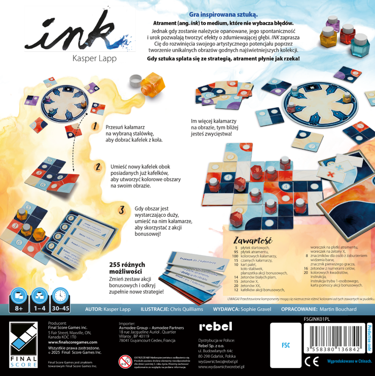 Rebel, Ink, gra strategiczna