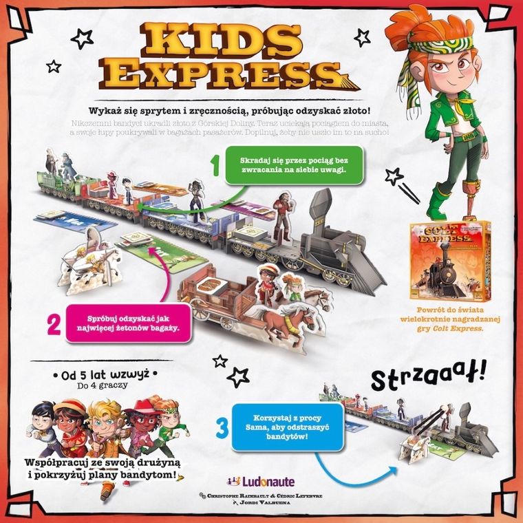 Rebel, Kids Express, gra familijna