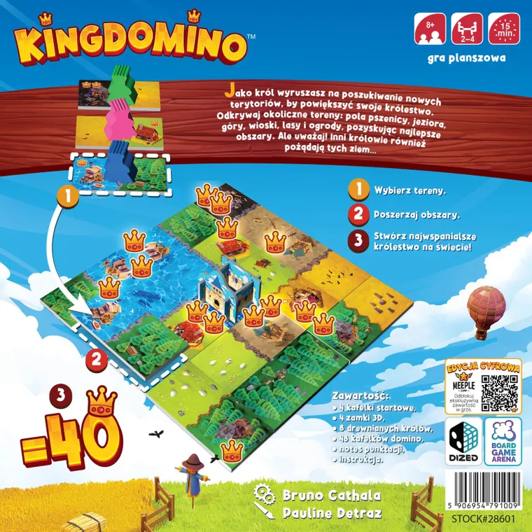 Rebel, Kingdomino, gra familijna
